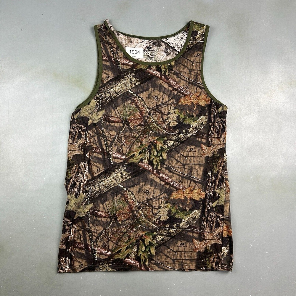 Vintage Mossy Oak Break-Up Camouflage Tank Top 🌲
